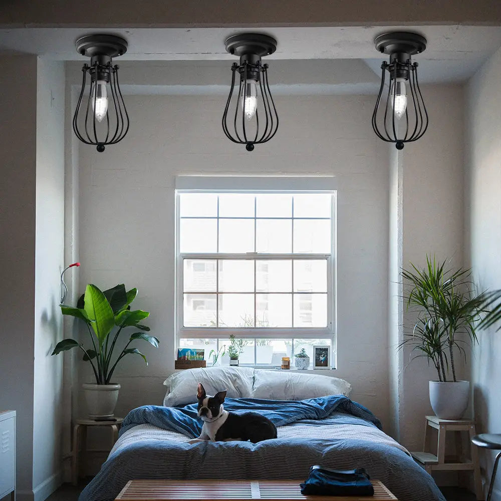 Vintage Industrial Ceiling Light Fixture