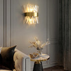 Crystal Wall Lamp: Elegant Lighting for Living Room, Bedroom, and Staircase