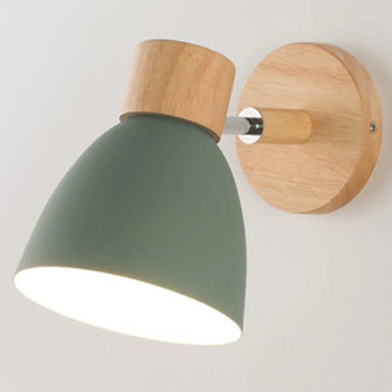 Nordic Macaroon Wall Sconce by - Stylish Bedside Lamp with 6 Color Options