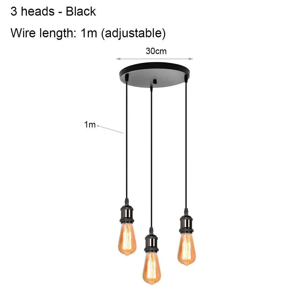 Vintage Industrial Spider Chandelier Ceiling Pendant Light - DIY Art Suspension Decor