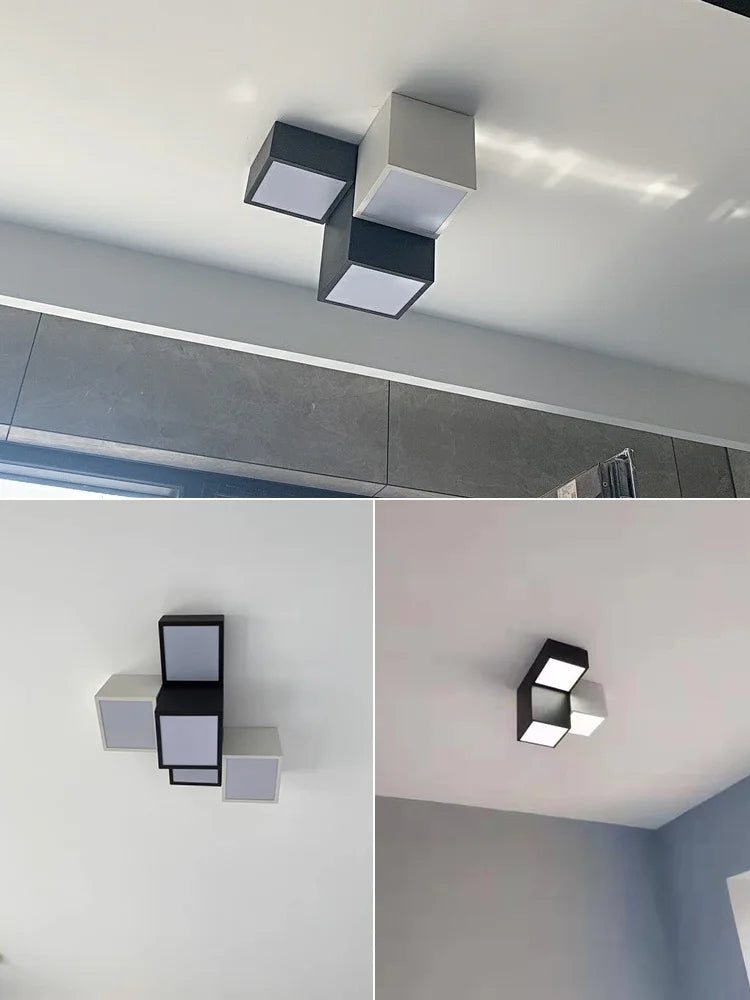 Bedroom Ceiling Lamp: New Modern Master Bedroom Lighting, Nordic Design, Black&White