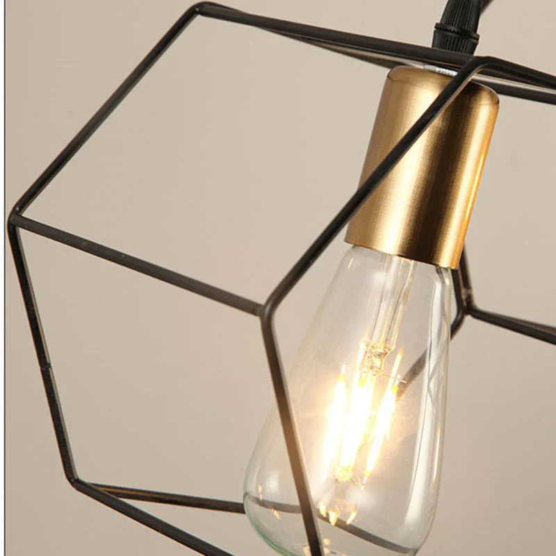 Multi-Head Chandelier: Stylish, Adjustable Wrought Iron Pendant Light for Bedroom, Dining Room, Kitchen