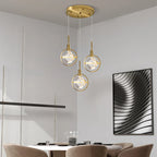Nordic Crystal Chandelier Pendant for Bedroom Bar, Modern Luxury LED Light