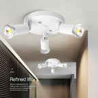 Rotatable LED Chandelier: Ceiling Mounted Spot Lights for Living Room, Kitchen