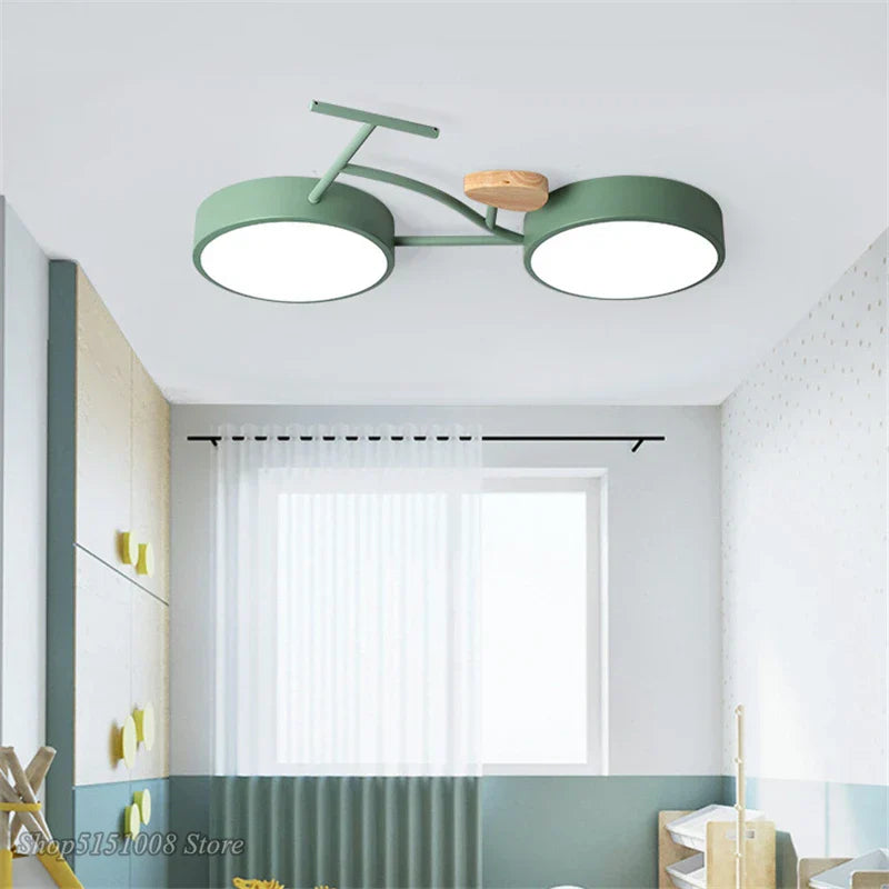 Kids LED Ceiling Lamp 3 Color Temperature, Nordic Design for Children's Room