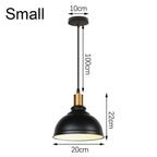Retro Industrial Pendant Lights Modern Hanging Lamp for Home Kitchen Living Room Decor