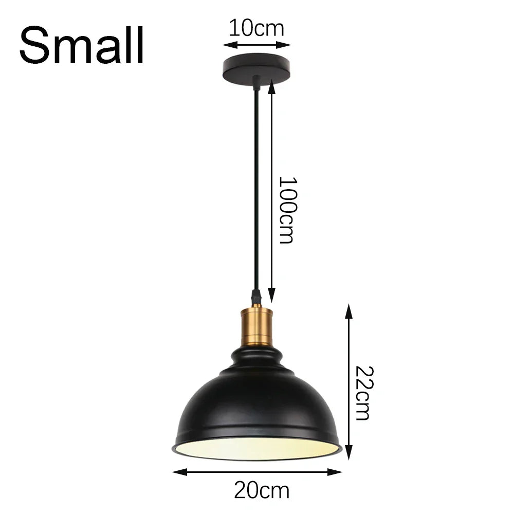 Retro Industrial Pendant Lights Modern Hanging Lamp for Home Kitchen Living Room Decor