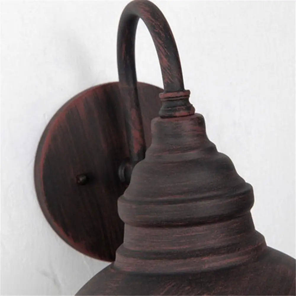 Vintage Industrial Wall Sconce Lamp for Bedroom Farmhouse Décor