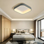 Modern LED Ceiling Lamp for Living Room, Bedroom, Study - Grey or White