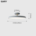Rotatable LED Ceiling Lamp: Nordic Minimalist Modern for Bedroom, Study Room, Kitchen
