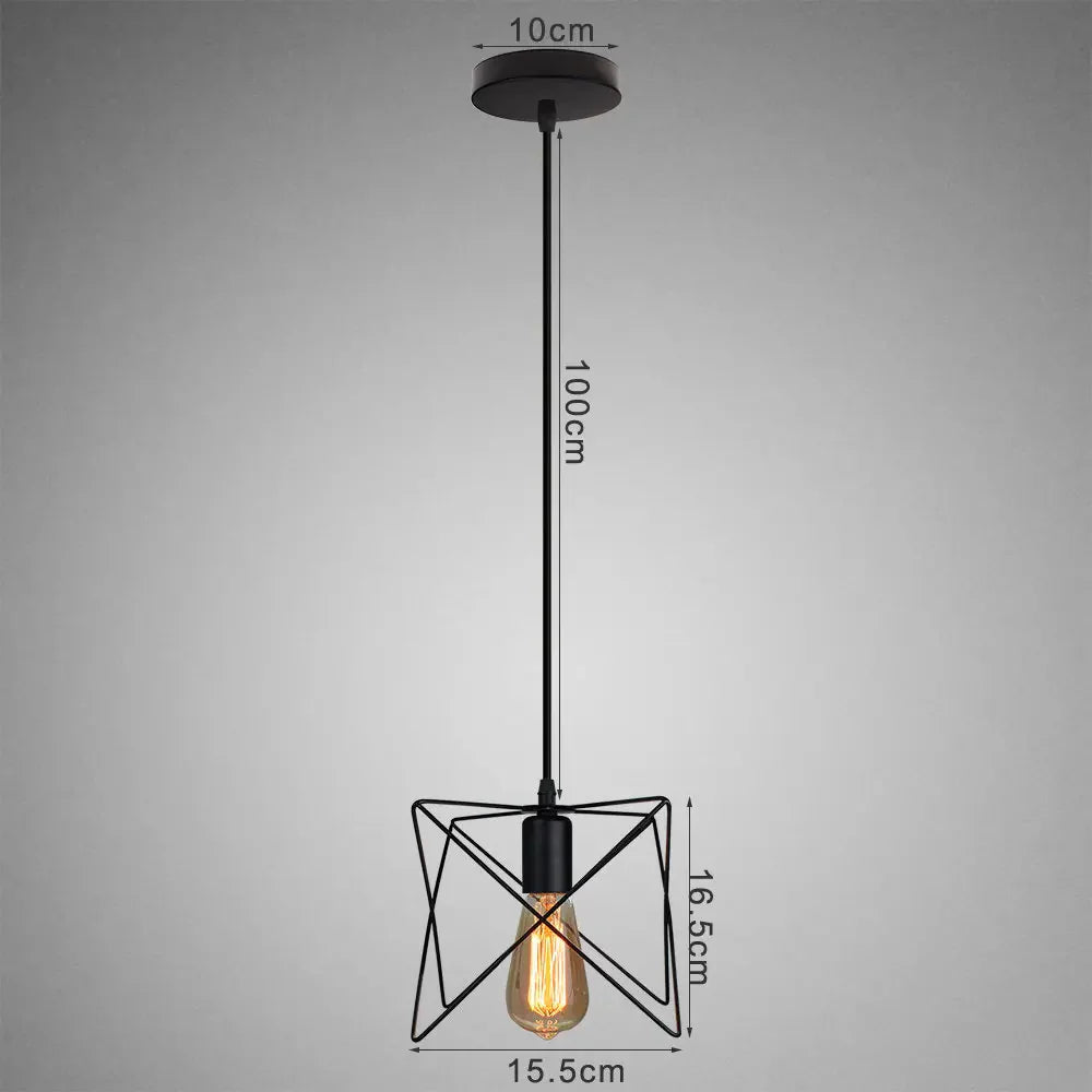LED Pendant Lights Vintage Hanging Lamp Industrial Ceiling Fixture E27