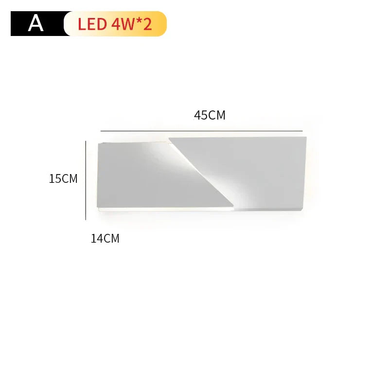 Geometric Art Indoor Wall Lamp for Bedroom Living Room Staircase Home Decor