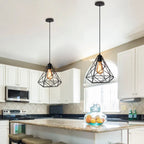 Modern Black LED Pendant Chandelier for Kitchen & Living Room Lighting