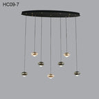 Loft Staircase Pendant Light: Aluminum Ball Droplight for Restaurant Bar Decor
