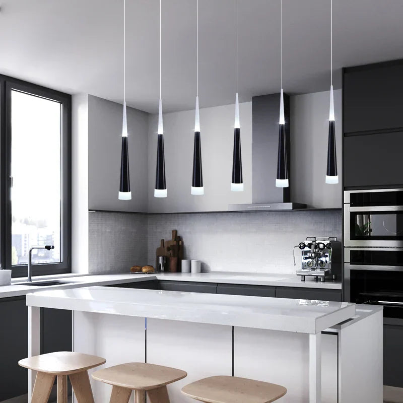 LED Chandelier Lighting for Staircase in Gold/Black/Silver/Coffe - Duplex & Villa Attic Suitable