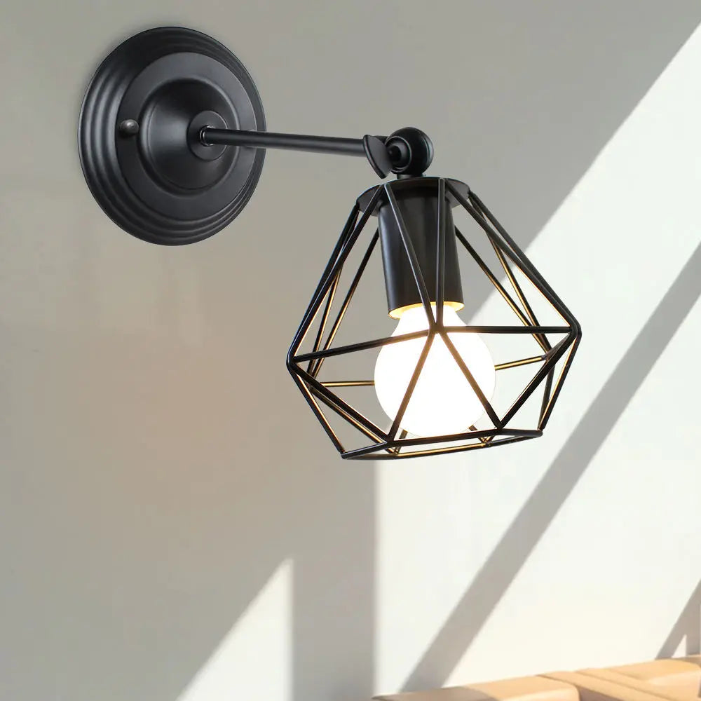 Vintage Cage Pendant Light Chandelier for Home Kitchen Living Room Lighting