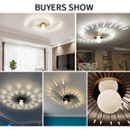 LED Chandelier Lights - Modern Indoor Lighting for Living Room, Kids Room, Bedroom