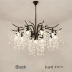 Crystal LED Chandelier: Luxury Indoor Lighting for Home, Kitchen, Living Room