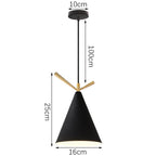 Nordic Aluminum Pendant Lights Modern E27 LED Hanging Kitchen Lamps Fixtures