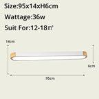 Wood LED Ceiling Lamp: Modern Decorative Lighting for Home Interiors