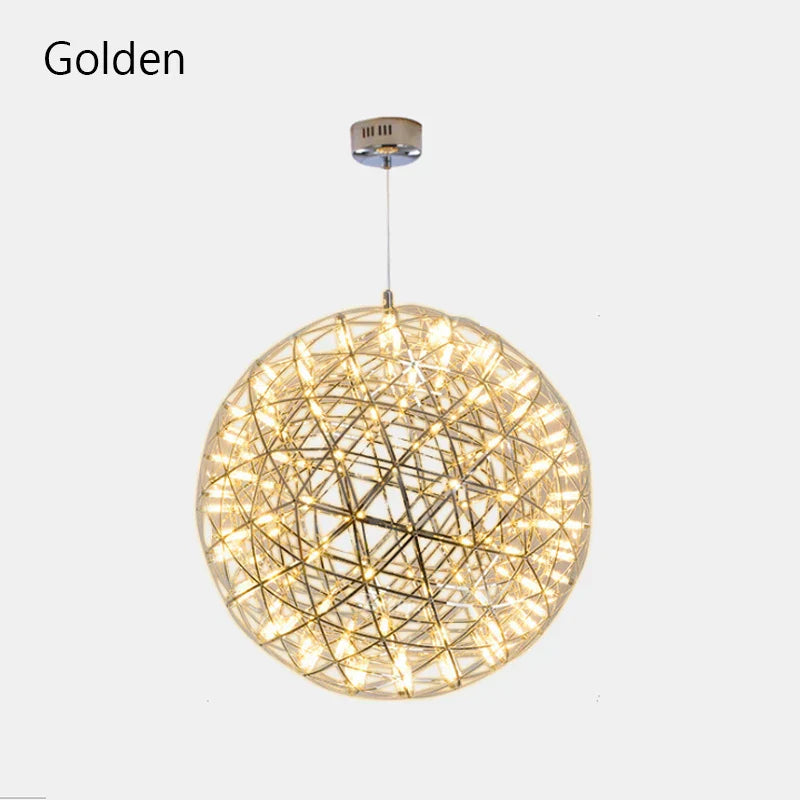 Gypsophila Sparkball Pendant Lights – Indoor Living Room Cafe Lighting Fixture