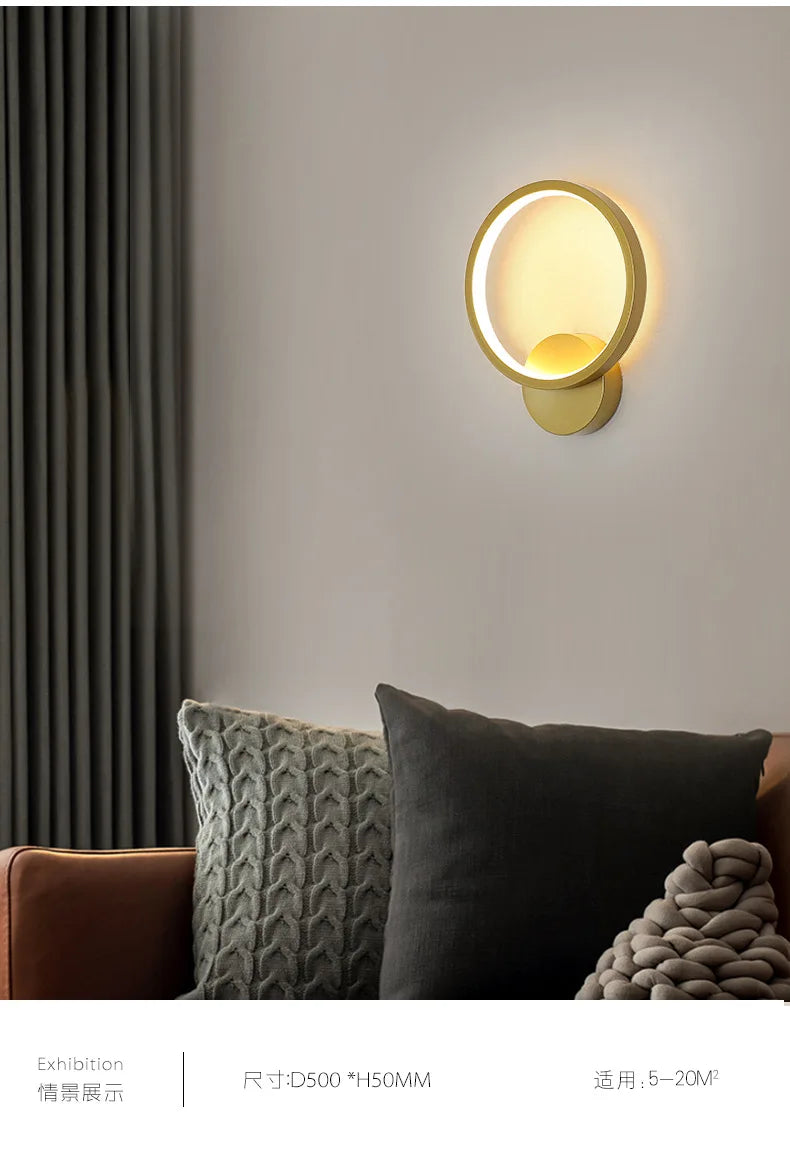 LED Wall Lights: Bedroom & Living Room Lighting Sconce for Home Décor