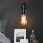 Retro Industrial Water Pipe Wall Light LED Sconce Fixture for Home Restaurant Bar