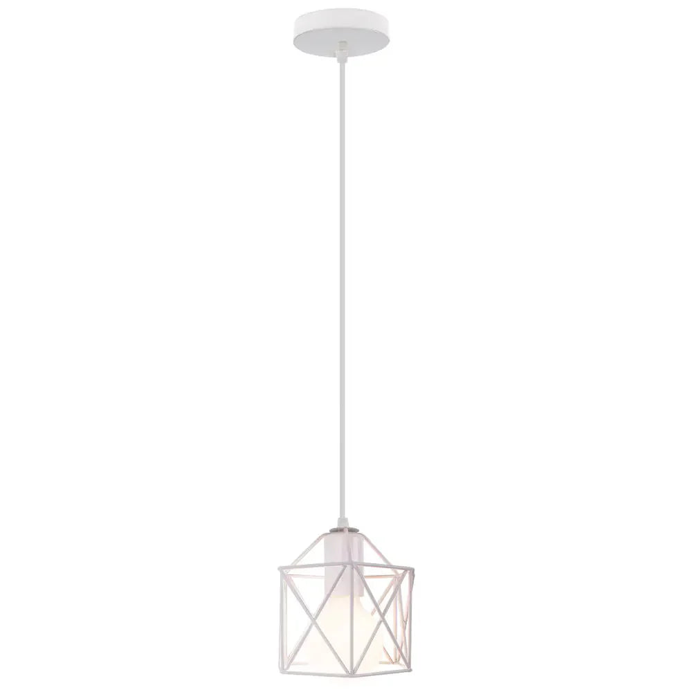 Cage Pendant Light: Modern Nordic Vintage Retro Loft Industrial Metal Hanging Fixture