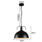 Loft Pendant Light Iron Chanderlier LED E27 Bar Living Room Decor