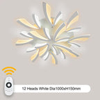 Modern LED Acrylic Ceiling Lights 3/5/9/12/15heads for Living Room Bedroom Home