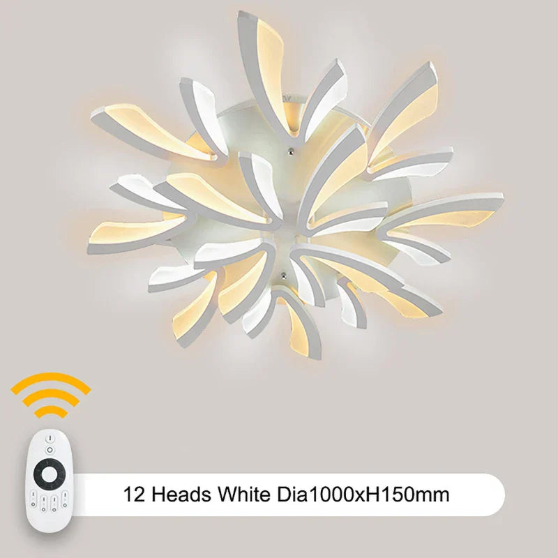 Modern LED Acrylic Ceiling Lights 3/5/9/12/15heads for Living Room Bedroom Home