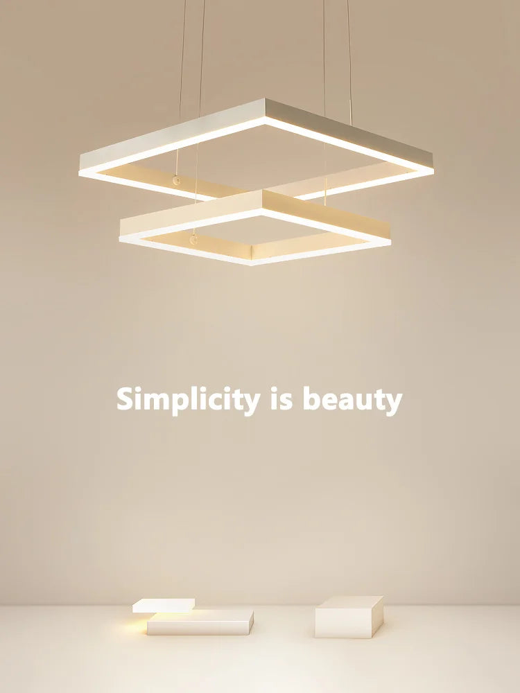 White Headlight Chandelier: Modern Nordic LED Dining Room Bedroom Lamp
