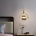 Nordic Crystal Chandelier Pendant for Bedroom Bar, Modern Luxury LED Light