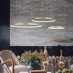 Circular LED Chandelier: Modern Circle Lights for Interior Lighting Engineering