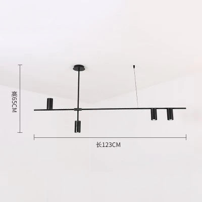 LED Ceiling Chandelier: Scandinavian Post-modern Designer Hanging Lamp for Dining & Living Room