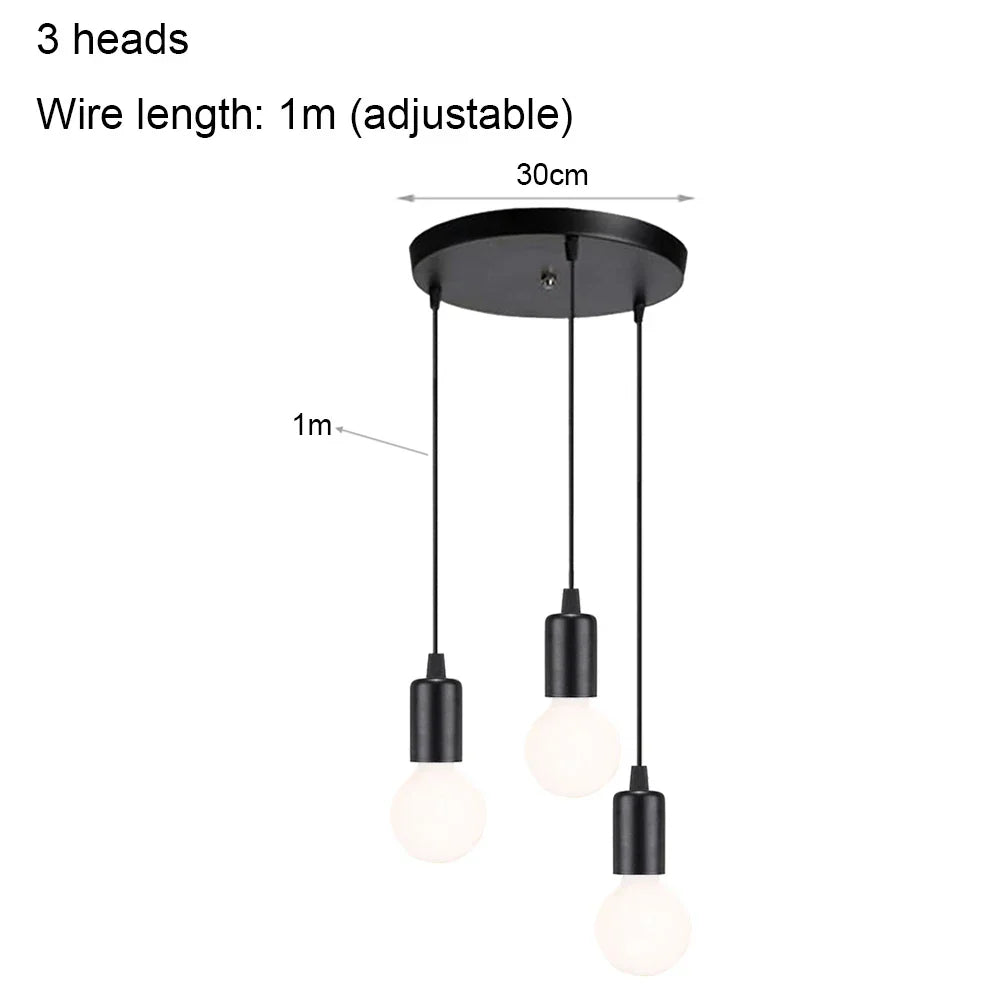 Vintage Industrial Spider Chandelier Ceiling Pendant Light - DIY Art Suspension Decor