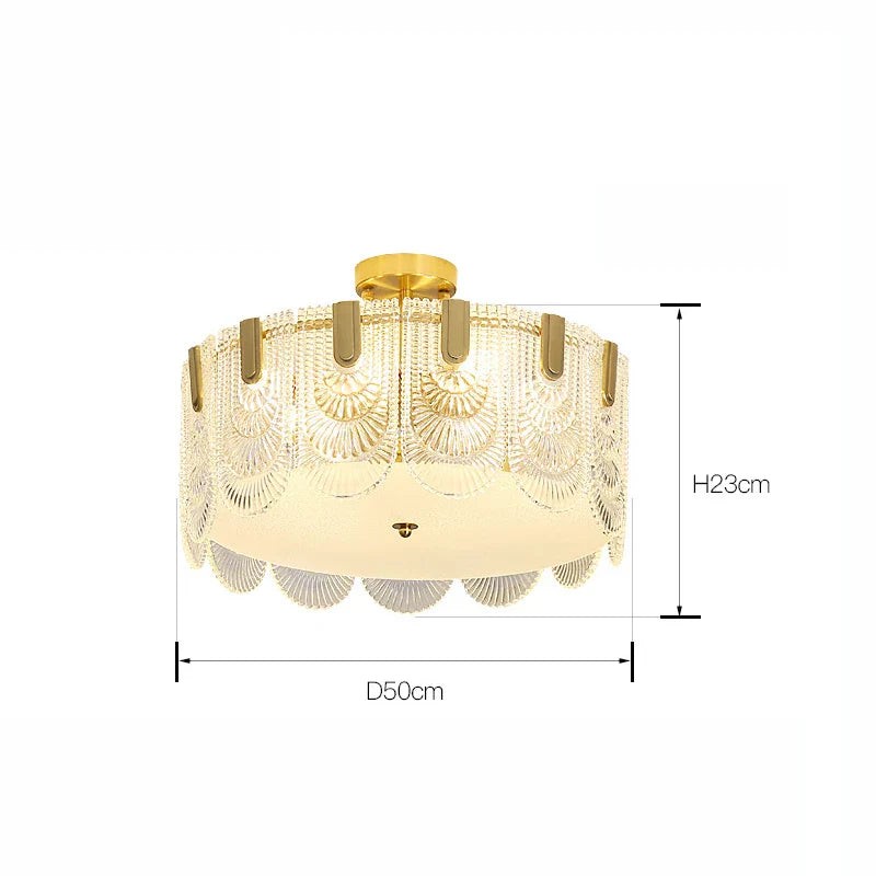 Luxe Palace Ceiling Chandelier - Elegant LED Lighting for Home and Hotel