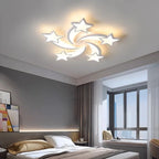 Modern LED Star Chandelier with Remote Control Indoor Lighting