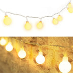LED Globe Ball String Lights for Indoor Outdoor Decor