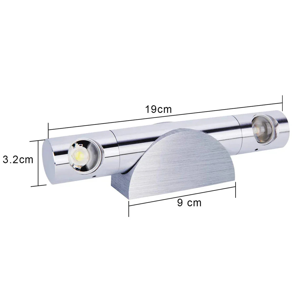 Rotatable LED Wall Light for Indoor Bedroom Home Decor