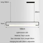 Nordic Chandelier for Bar Restaurant Kitchen Coffee Shop Minimalist Decor Lighting