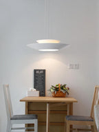 Round LED Chandelier: Modern Nordic Minimalist Dining Room Lamp for Living Room