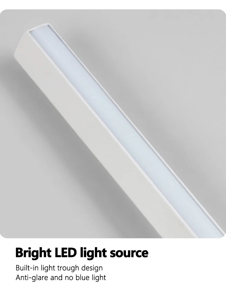 Modern Minimalist Strip Wall Lamp for Bedroom, Living Room, and TV Background