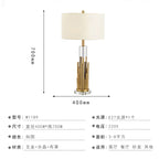 Crystal Table Lamp: Nordic Light Luxury Design for Bedroom Bedside