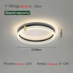 Nordic Light Luxury Foyer Ceiling Lamp - Modern, Simple, Elegant Lighting