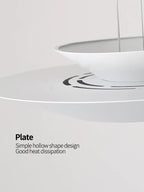 Round LED Chandelier: Modern Nordic Minimalist Dining Room Lamp for Living Room