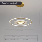 Acrylic Remote Control Chandelier: Modern Nordic Lighting for Home Decor