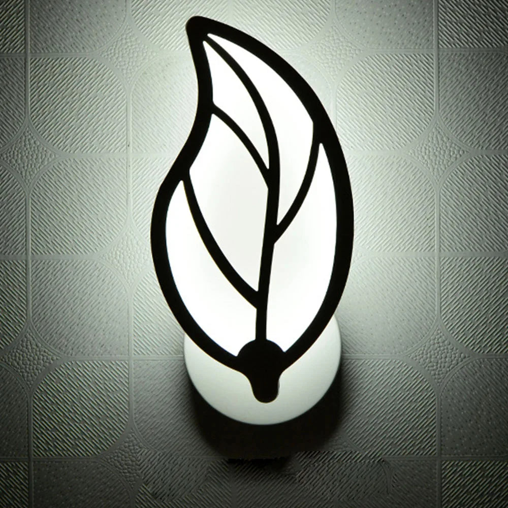 Leaf Shape LED Wall Sconce for Living Room Bedroom Decor