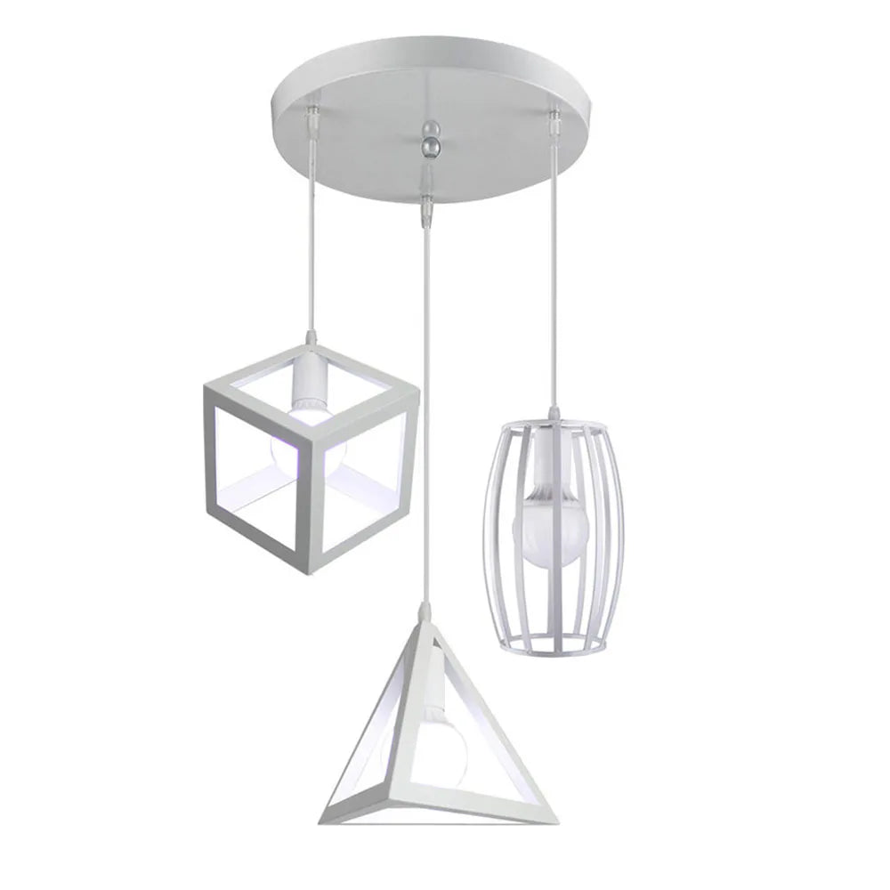 Vintage Industrial Pendant Light LED Ceiling Chandelier for Home Kitchen