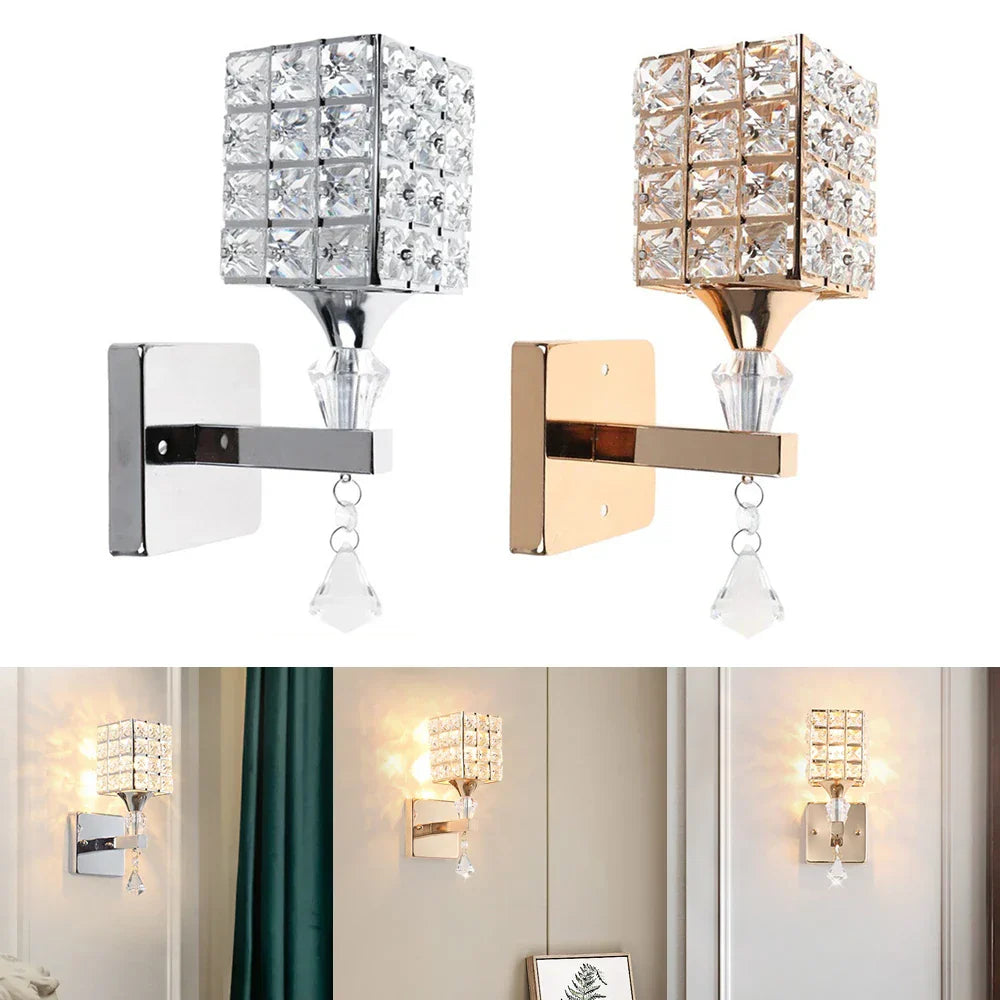Crystal LED Wall Light for Living Room Bedroom Decor